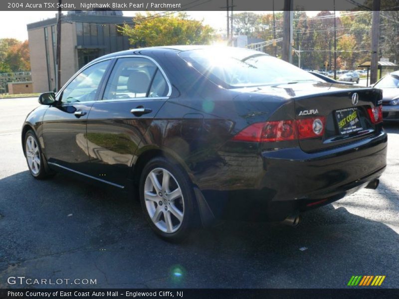 Nighthawk Black Pearl / Parchment 2004 Acura TSX Sedan