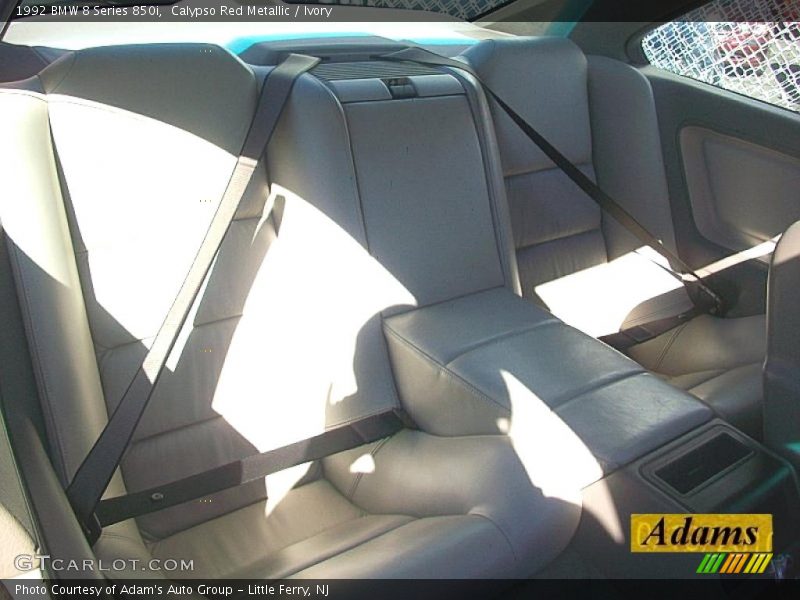 Calypso Red Metallic / Ivory 1992 BMW 8 Series 850i