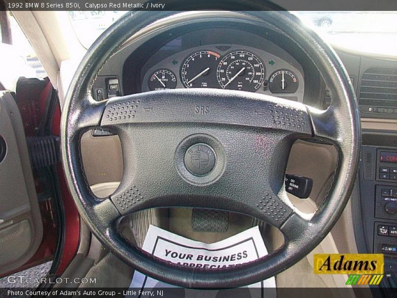  1992 8 Series 850i Steering Wheel