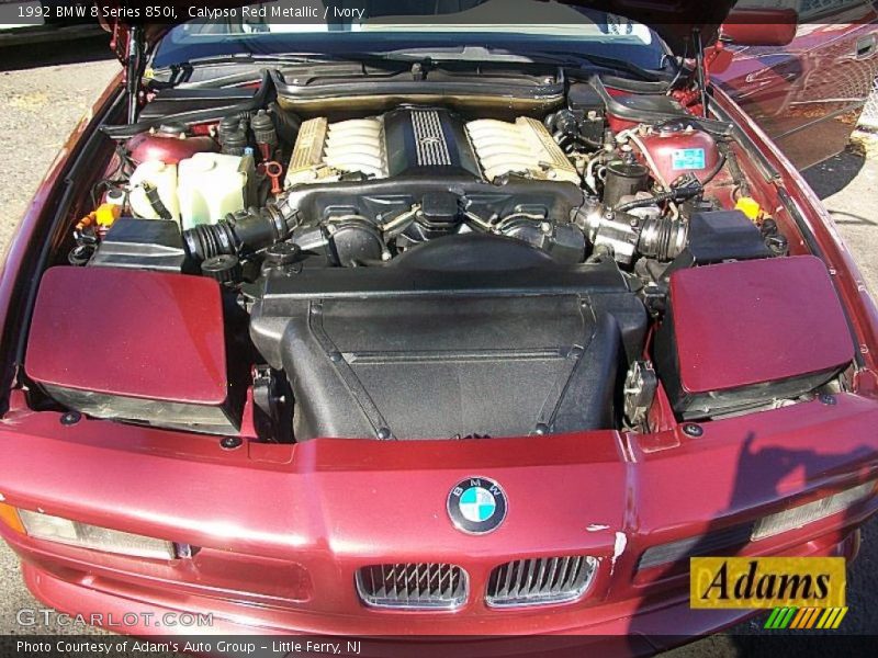  1992 8 Series 850i Engine - 5.0 Liter SOHC 24-Valve V12