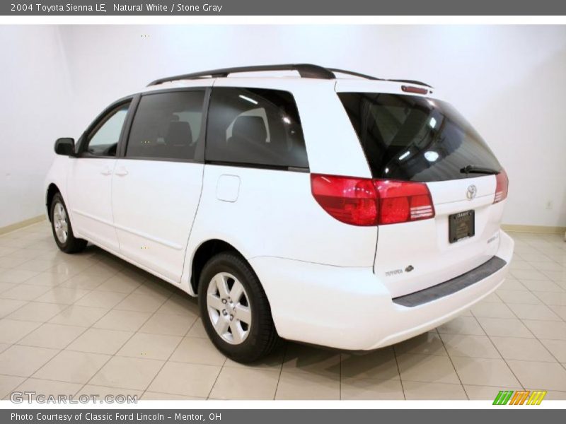 Natural White / Stone Gray 2004 Toyota Sienna LE
