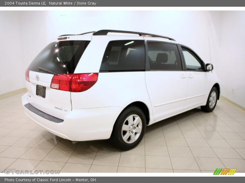 Natural White / Stone Gray 2004 Toyota Sienna LE