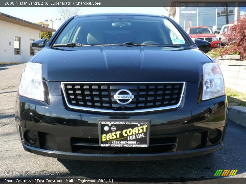 Super Black / Charcoal/Steel 2008 Nissan Sentra 2.0