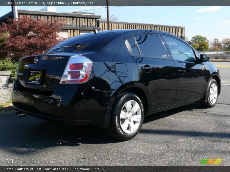 Super Black / Charcoal/Steel 2008 Nissan Sentra 2.0