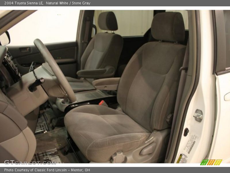 Natural White / Stone Gray 2004 Toyota Sienna LE