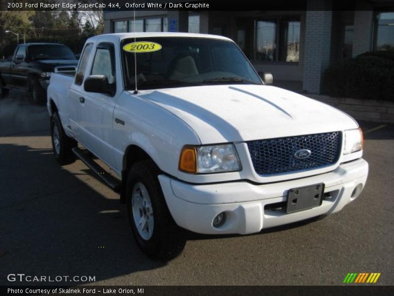 Oxford White / Dark Graphite 2003 Ford Ranger Edge SuperCab 4x4