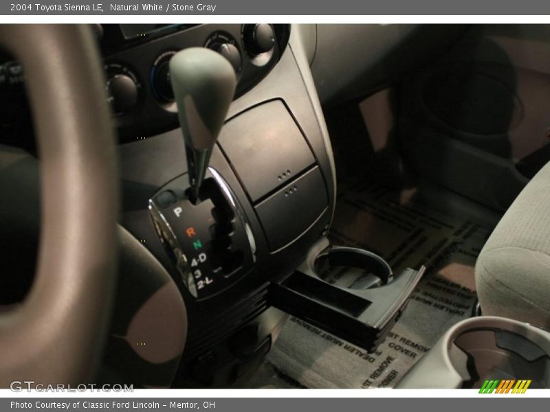 Natural White / Stone Gray 2004 Toyota Sienna LE