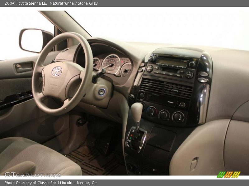 Natural White / Stone Gray 2004 Toyota Sienna LE