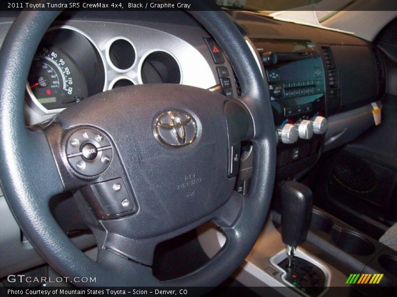 Black / Graphite Gray 2011 Toyota Tundra SR5 CrewMax 4x4