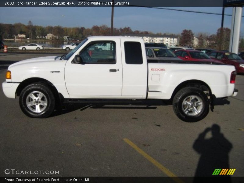 Oxford White / Dark Graphite 2003 Ford Ranger Edge SuperCab 4x4