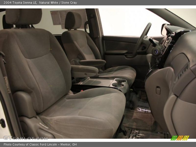 Natural White / Stone Gray 2004 Toyota Sienna LE