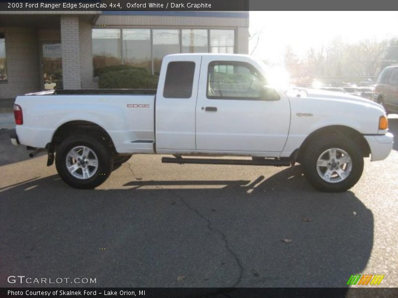 Oxford White / Dark Graphite 2003 Ford Ranger Edge SuperCab 4x4