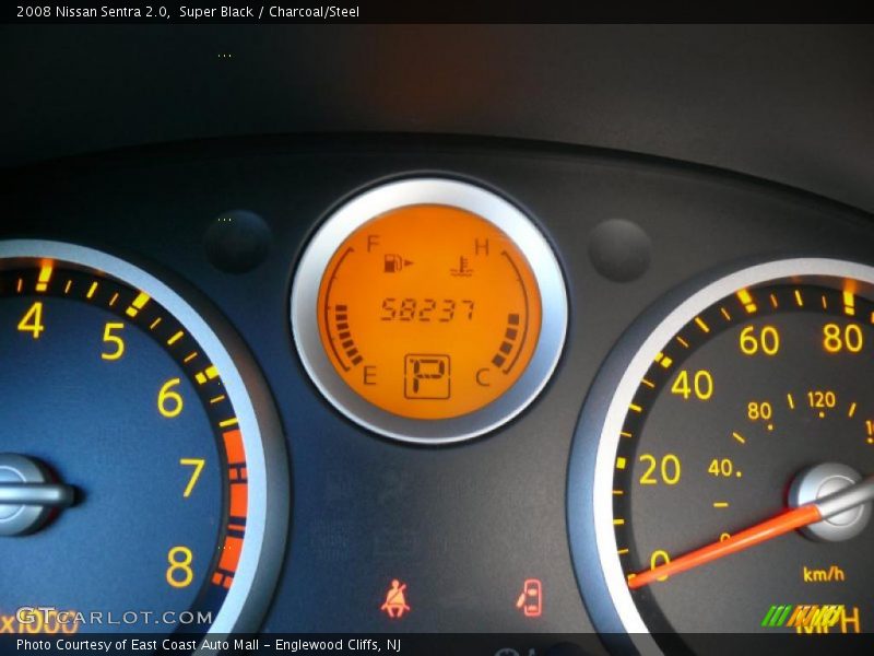 Super Black / Charcoal/Steel 2008 Nissan Sentra 2.0