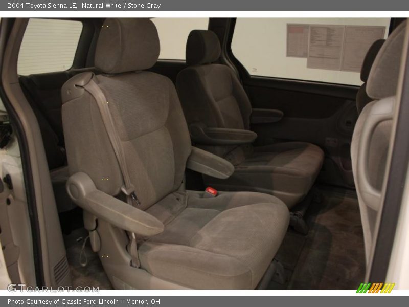 Natural White / Stone Gray 2004 Toyota Sienna LE