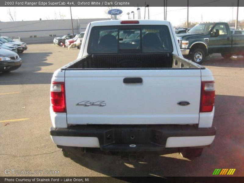 Oxford White / Dark Graphite 2003 Ford Ranger Edge SuperCab 4x4