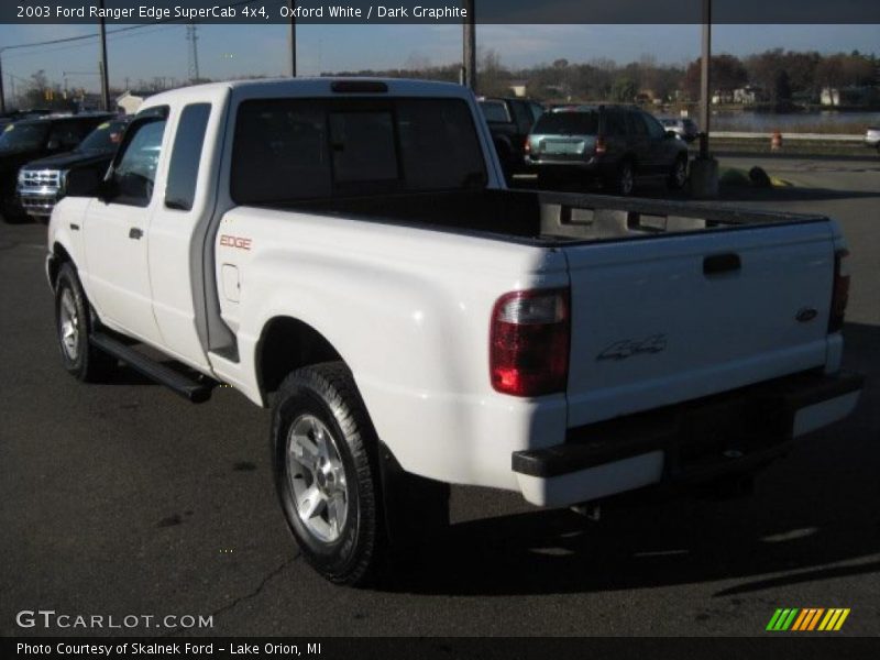 Oxford White / Dark Graphite 2003 Ford Ranger Edge SuperCab 4x4