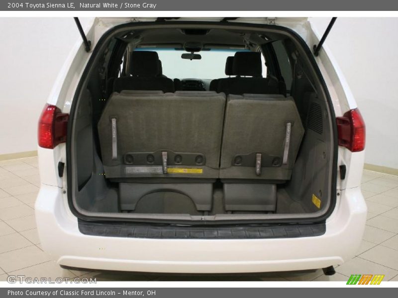 Natural White / Stone Gray 2004 Toyota Sienna LE