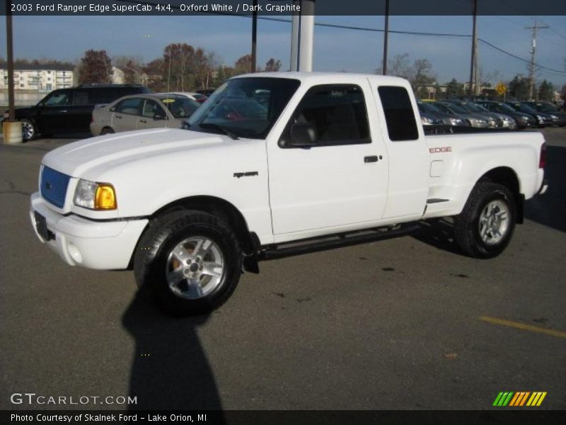 Oxford White / Dark Graphite 2003 Ford Ranger Edge SuperCab 4x4