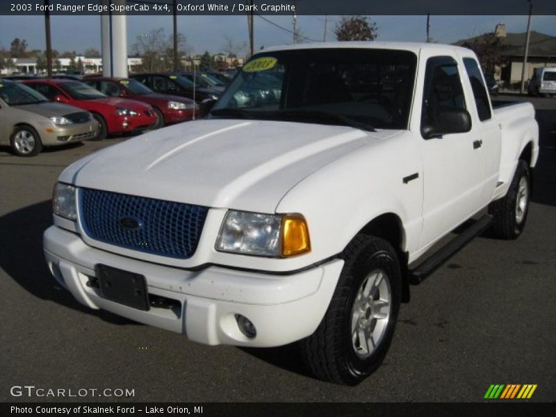 Oxford White / Dark Graphite 2003 Ford Ranger Edge SuperCab 4x4