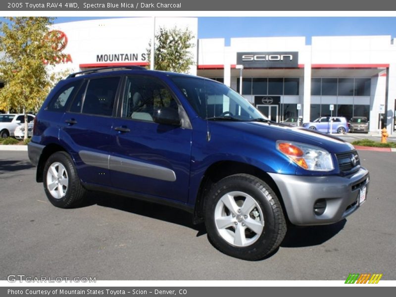 Spectra Blue Mica / Dark Charcoal 2005 Toyota RAV4 4WD