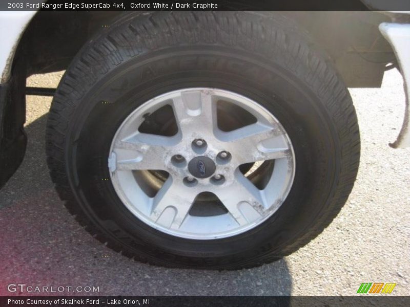 Oxford White / Dark Graphite 2003 Ford Ranger Edge SuperCab 4x4