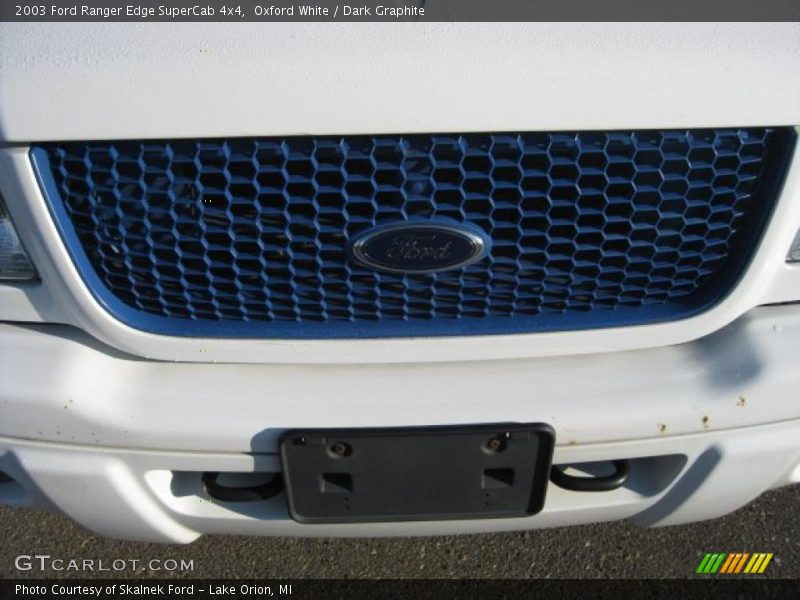 Oxford White / Dark Graphite 2003 Ford Ranger Edge SuperCab 4x4