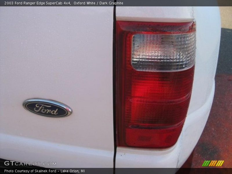 Oxford White / Dark Graphite 2003 Ford Ranger Edge SuperCab 4x4