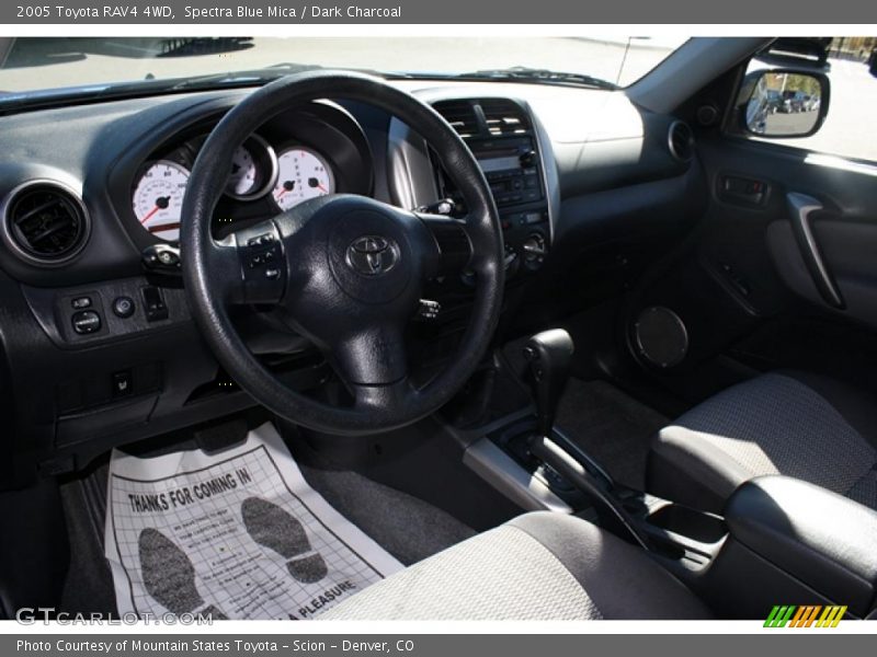 Spectra Blue Mica / Dark Charcoal 2005 Toyota RAV4 4WD