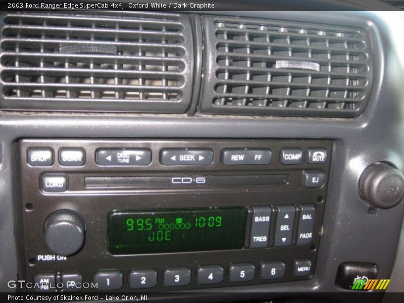 Oxford White / Dark Graphite 2003 Ford Ranger Edge SuperCab 4x4