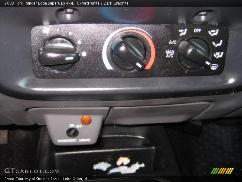 Oxford White / Dark Graphite 2003 Ford Ranger Edge SuperCab 4x4