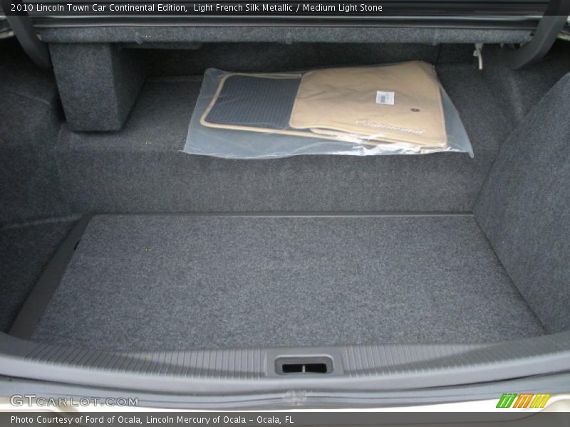 Light French Silk Metallic / Medium Light Stone 2010 Lincoln Town Car Continental Edition