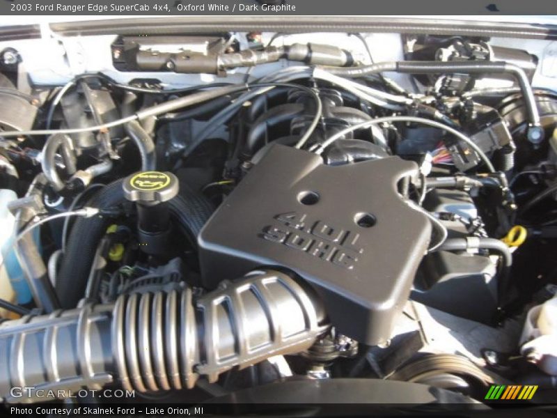 Oxford White / Dark Graphite 2003 Ford Ranger Edge SuperCab 4x4