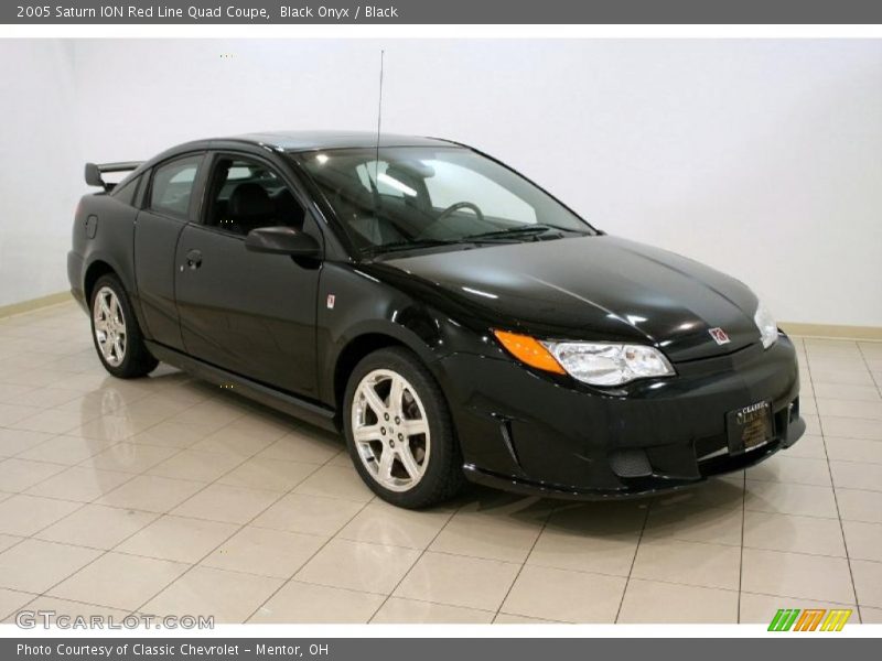 Front 3/4 View of 2005 ION Red Line Quad Coupe