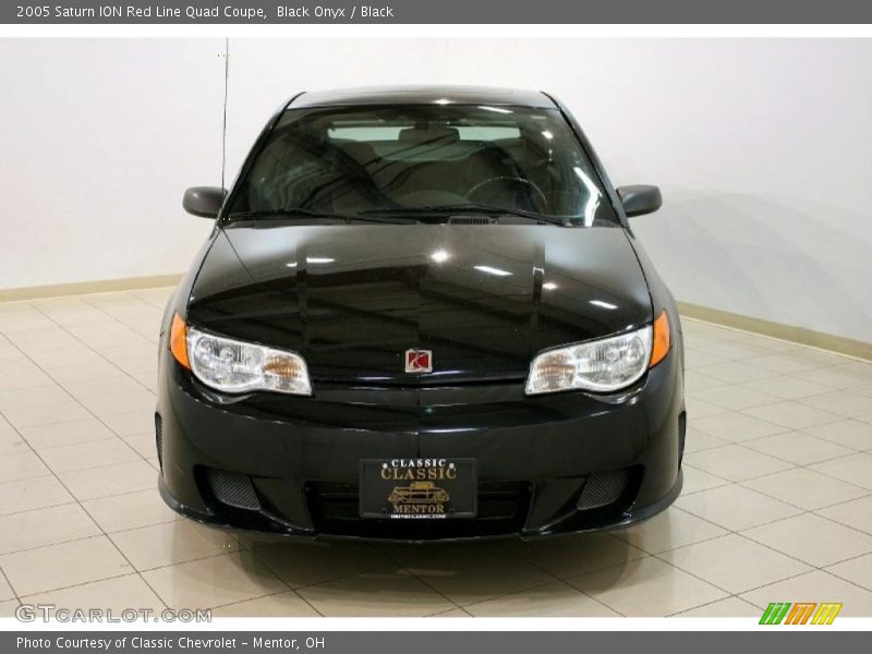 Black Onyx / Black 2005 Saturn ION Red Line Quad Coupe