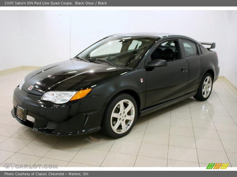 Black Onyx / Black 2005 Saturn ION Red Line Quad Coupe