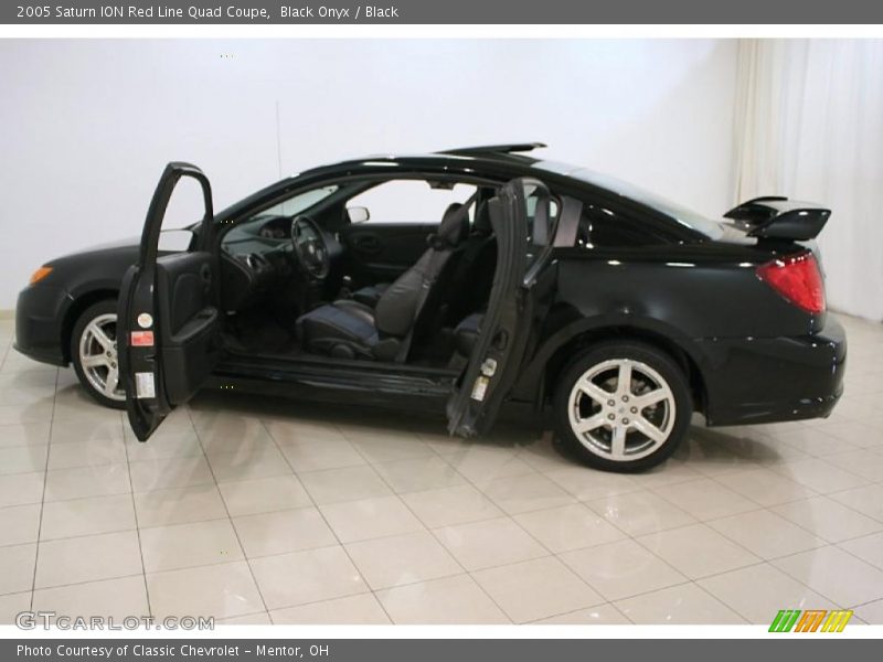 Black Onyx / Black 2005 Saturn ION Red Line Quad Coupe