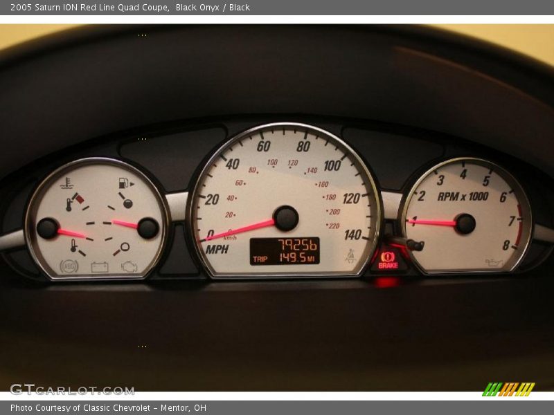  2005 ION Red Line Quad Coupe Red Line Quad Coupe Gauges