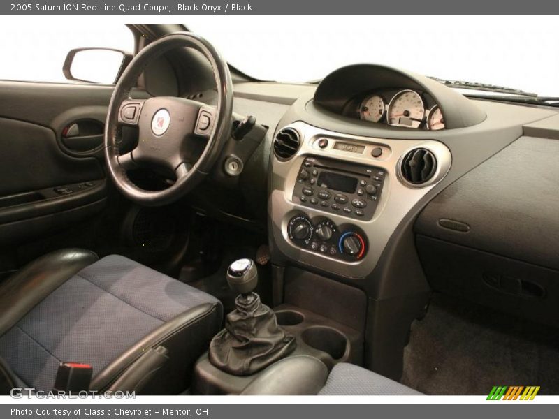 Dashboard of 2005 ION Red Line Quad Coupe