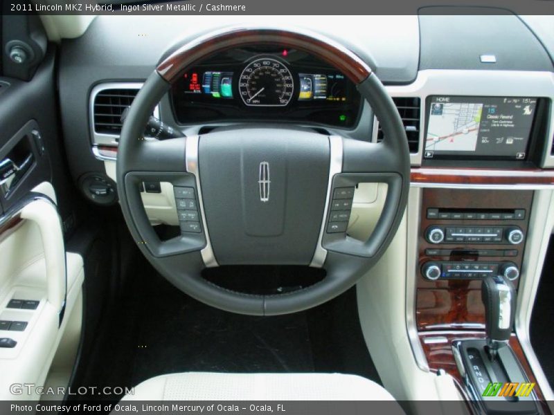 Dashboard of 2011 MKZ Hybrid