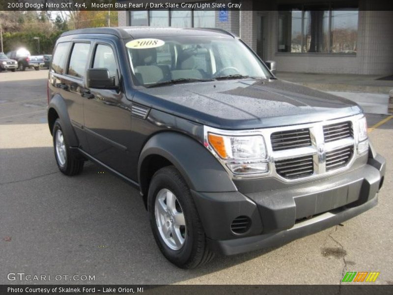 Modern Blue Pearl / Dark Slate Gray/Light Slate Gray 2008 Dodge Nitro SXT 4x4