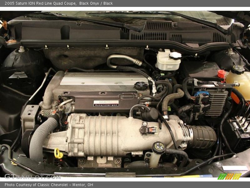  2005 ION Red Line Quad Coupe Engine - 2.0 Liter Supercharged DOHC 16-Valve 4 Cylinder