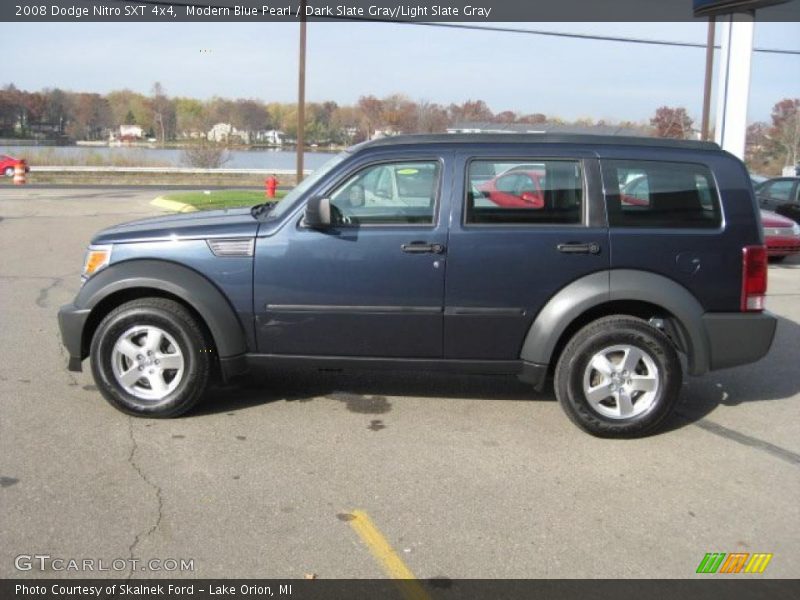 Modern Blue Pearl / Dark Slate Gray/Light Slate Gray 2008 Dodge Nitro SXT 4x4