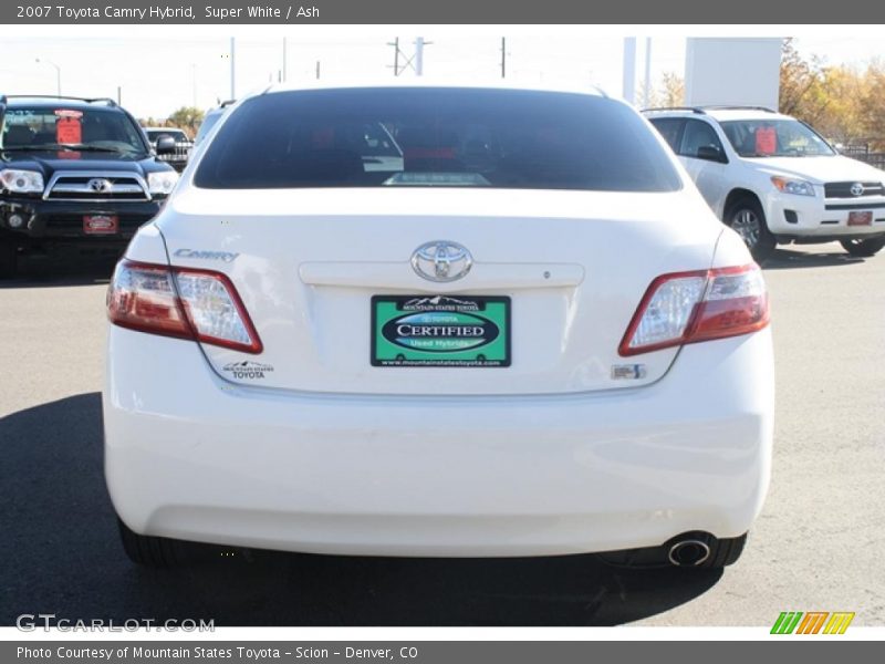 Super White / Ash 2007 Toyota Camry Hybrid