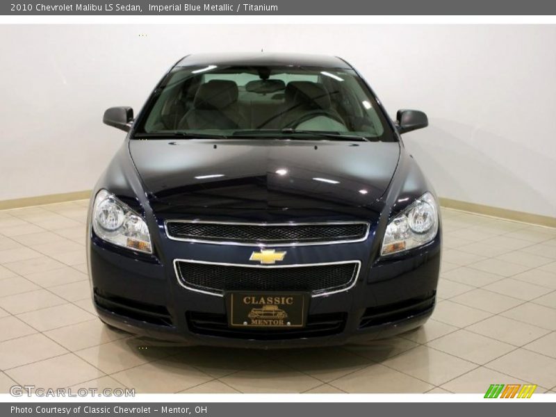 Imperial Blue Metallic / Titanium 2010 Chevrolet Malibu LS Sedan
