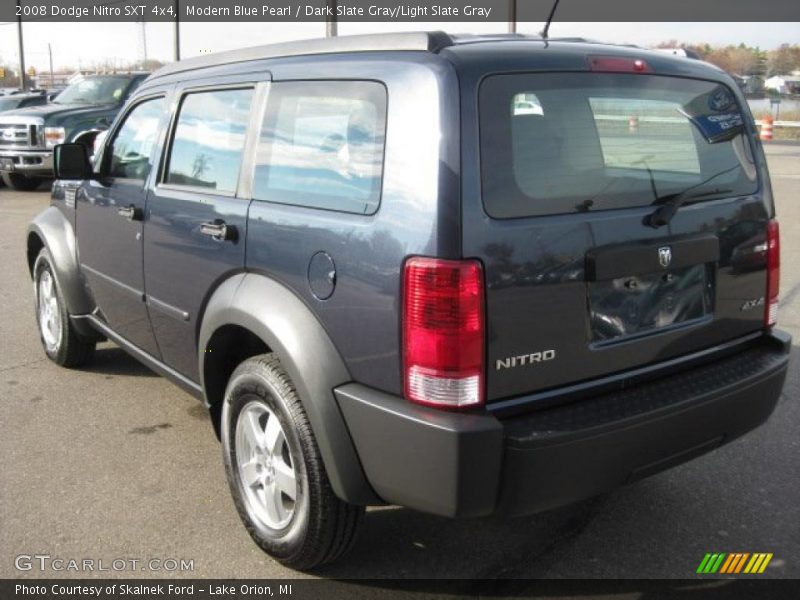 Modern Blue Pearl / Dark Slate Gray/Light Slate Gray 2008 Dodge Nitro SXT 4x4