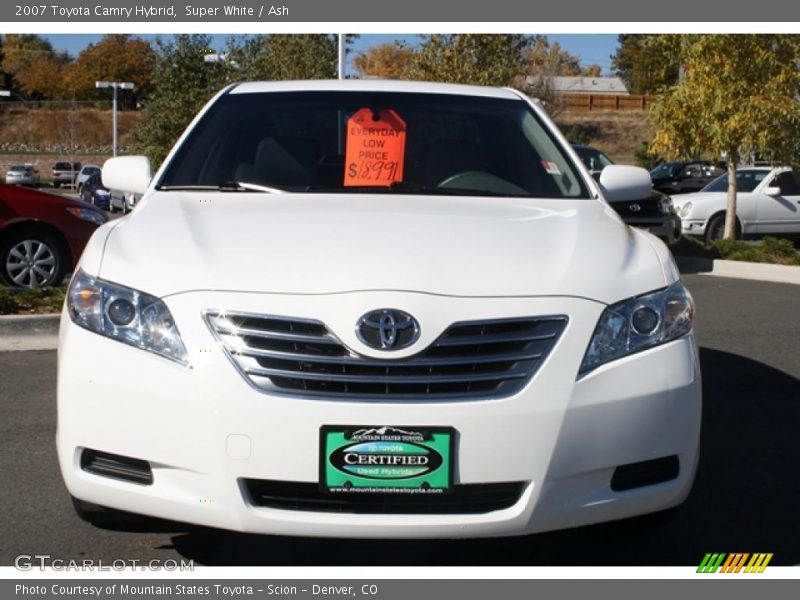 Super White / Ash 2007 Toyota Camry Hybrid