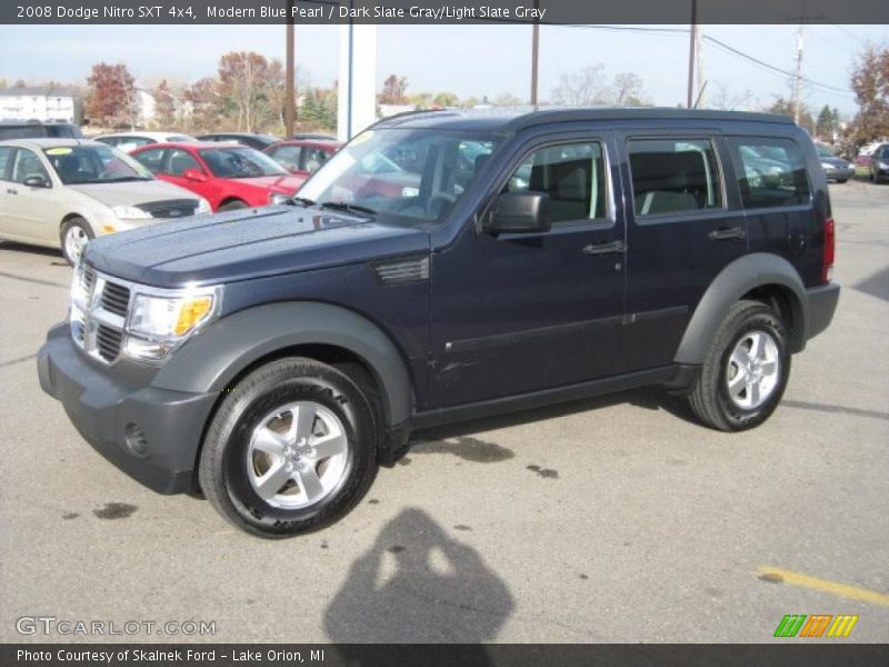 Modern Blue Pearl / Dark Slate Gray/Light Slate Gray 2008 Dodge Nitro SXT 4x4