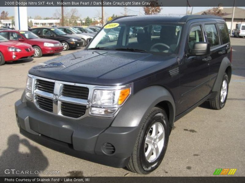 Modern Blue Pearl / Dark Slate Gray/Light Slate Gray 2008 Dodge Nitro SXT 4x4