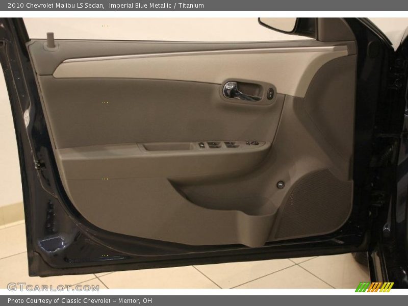 Imperial Blue Metallic / Titanium 2010 Chevrolet Malibu LS Sedan