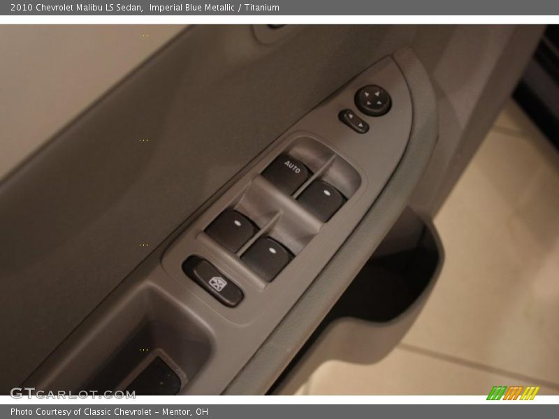Imperial Blue Metallic / Titanium 2010 Chevrolet Malibu LS Sedan